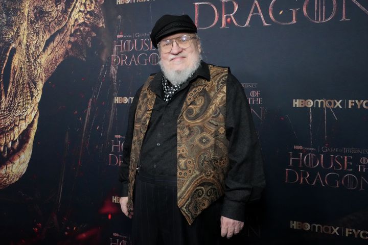 George RR Martin at a House Of The Dragon screening earlier this week