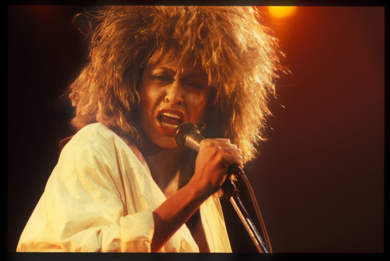 Turner performs on stage at Ahoy in Rotterdam, Netherlands, on April 4, 1987.