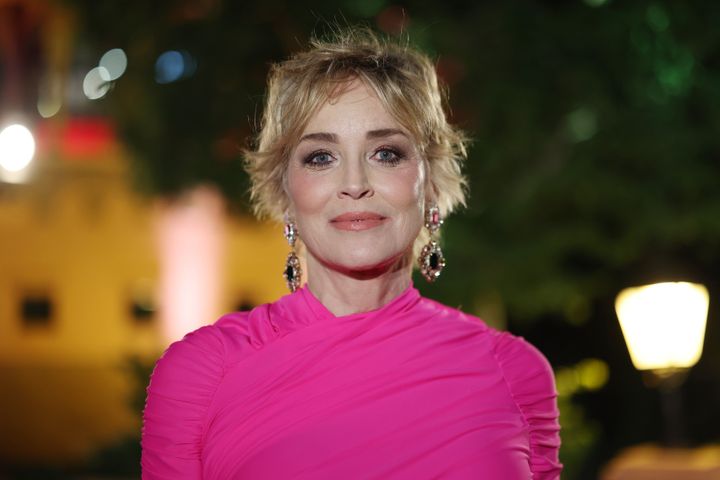 Actor Sharon Stone attends the "Women in Cinema" red carpet during the Red Sea International Film Festival on Dec. 2, 2022, in Jeddah, Saudi Arabia.