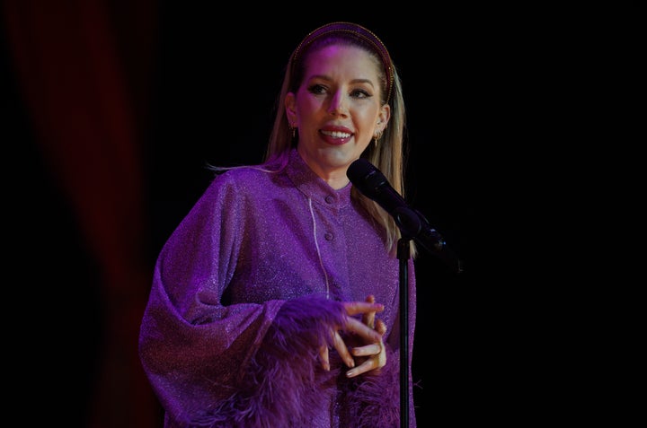 Katherine Ryan on stage last week