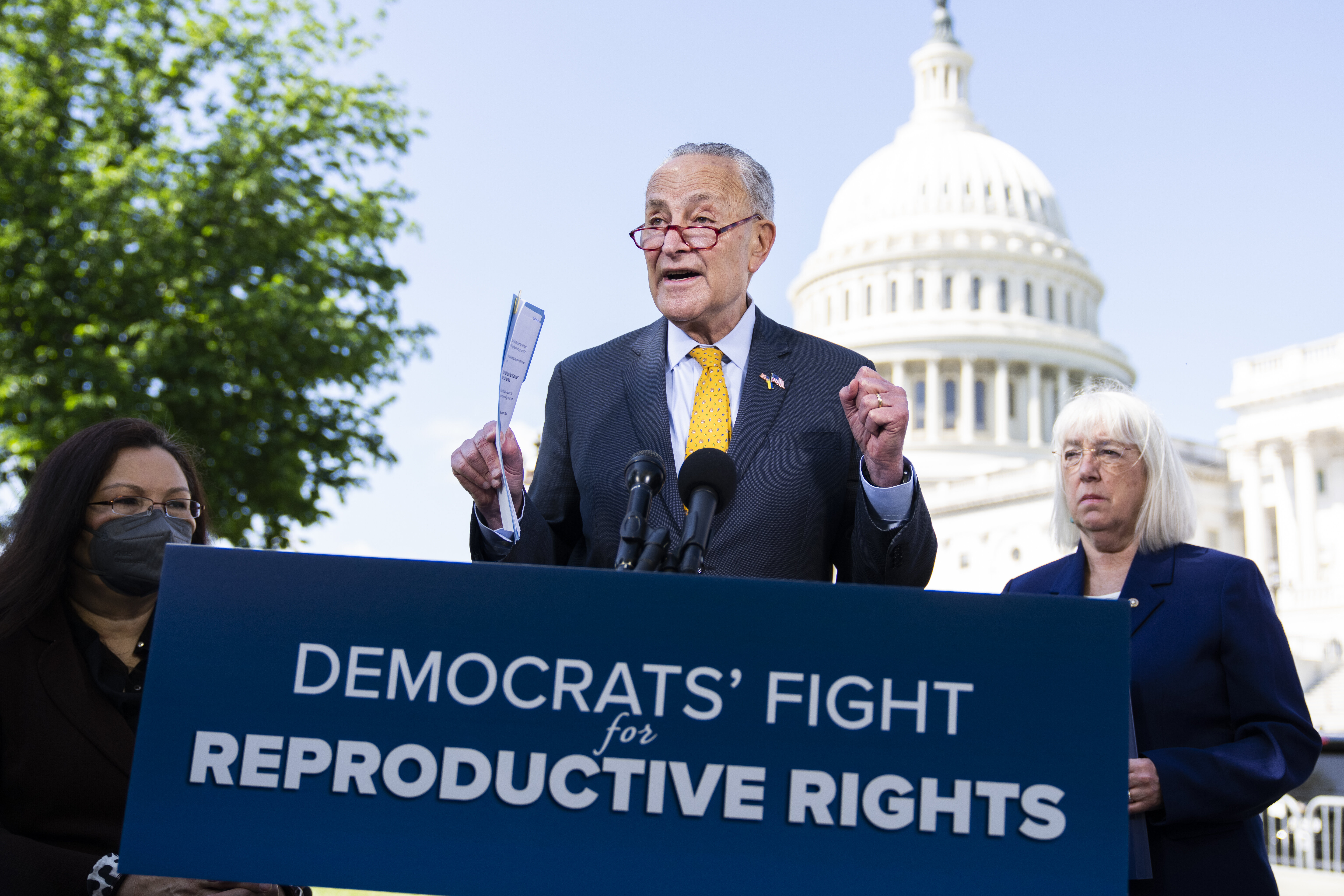 Senate Democrats Reintroduce Sweeping Bill To Codify Federal Abortion ...