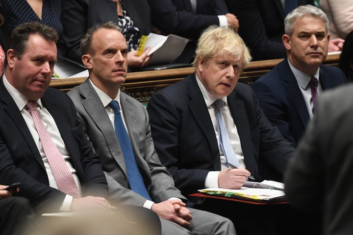 Dominic Raab was a regular presence alongside Boris Johnson when he was PM.