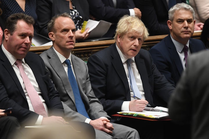 Dominic Raab was a regular presence alongside Boris Johnson when he was PM.