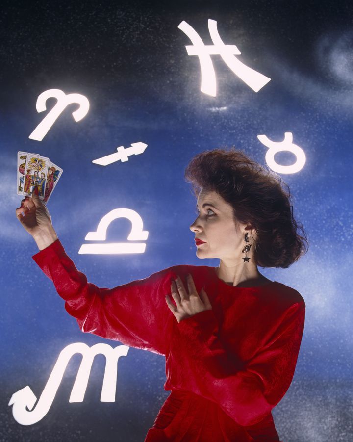 Mystic Meg in a promotional photo in the mid-90s
