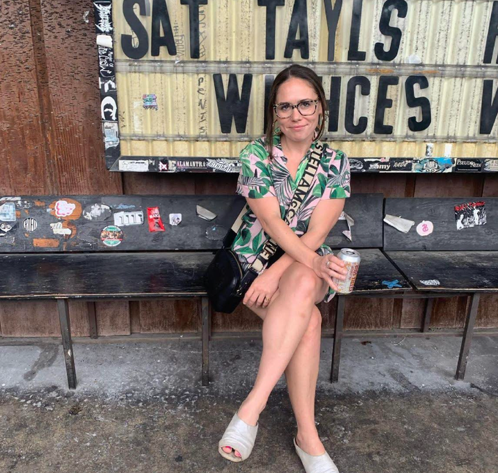 The author at The Nick, a local bar, in Birmingham, Alabama.