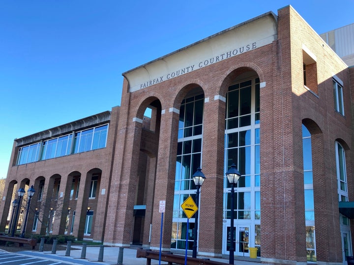 A judge at the Fairfax County, Va., Courthouse, seen here on March 7, 2023, has ruled that frozen embryos can legally be considered property or "chattel," basing his opinion in part on how state law treated slaves before the Civil War. The ruling by Fairfax County Circuit Court Judge Richard Gardiner is being criticized by some lawyers for wrongly and unnecessarily delving into precedents from a time in Virginia history when it was legally permissible to own human beings.