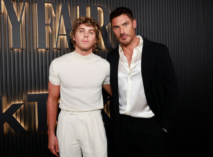 Lukas Gage and Chris Appleton attend Vanity Fair And TikTok Celebrate Vanities: A Night For Young Hollywood In Los Angeles on Wednesday