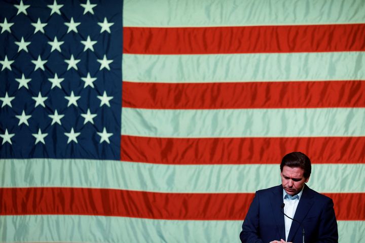Florida Gov. Ron DeSantis makes his first trip to the early voting state of Iowa for a book tour stop in Davenport on March 10.