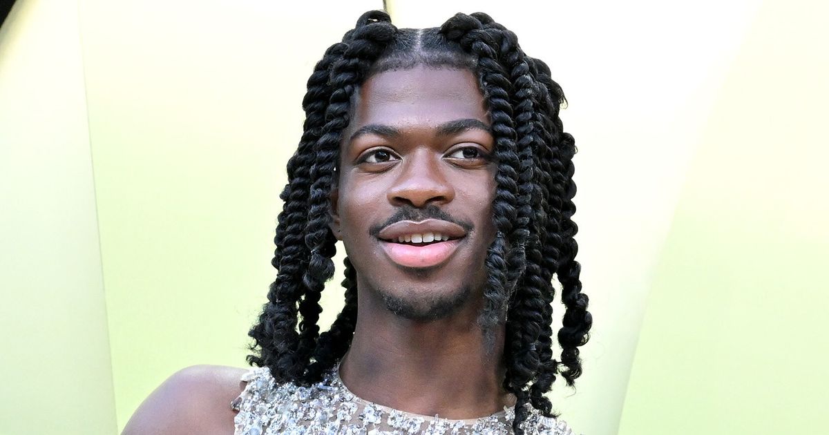 NextImg:Lil Nas X Stuns With Bedazzled Crop Top Look At Versace Fashion Show