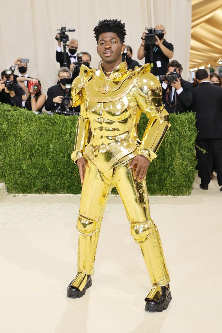 Lil Nas X at the Met Gala on September 13, 2021, in New York City.