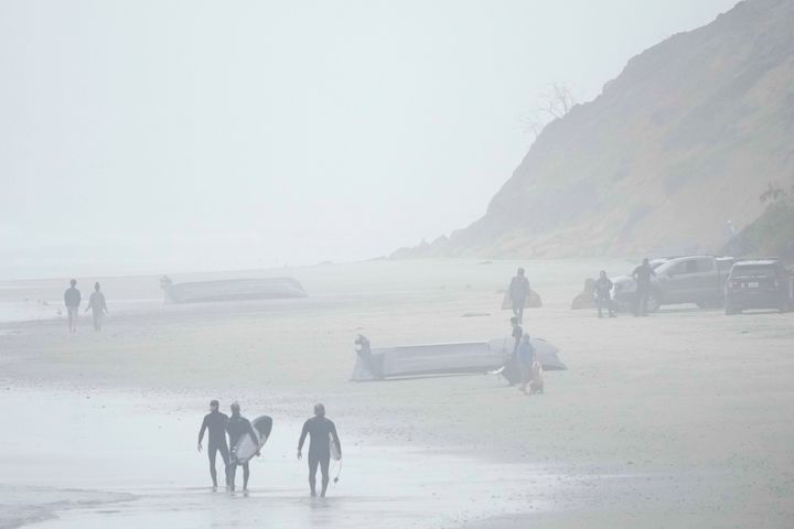Eight people were killed when two migrant smuggling boats approached a San Diego beach and one capsized in the surf, authorities said on Sunday, March 12, 2023.