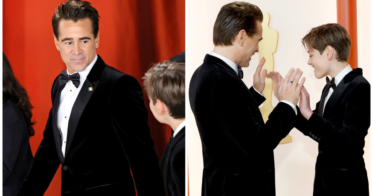 NextImg:Colin Farrell And His 13-Year-Old Son Henry Make A Dapper Oscar Night Duo