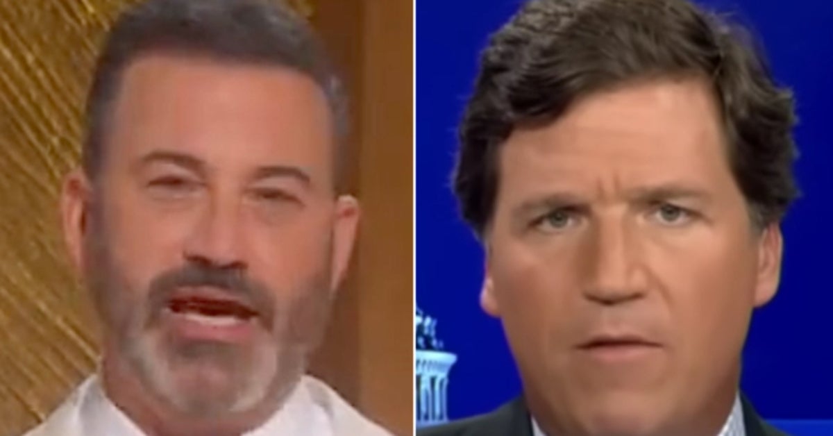 NextImg:Jimmy Kimmel Smacks Tucker Carlson During Oscars Without Even Using His Name