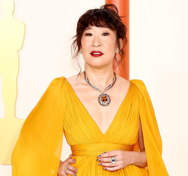 Sandra Oh at the 95th annual Academy Awards.