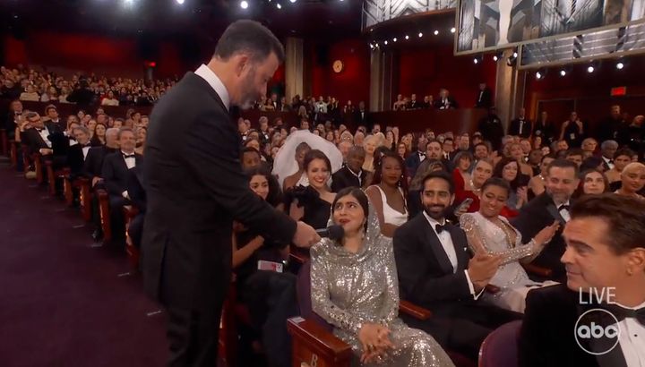 Malala was put on the spot by Jimmy Kimmel during the 2023 Oscars