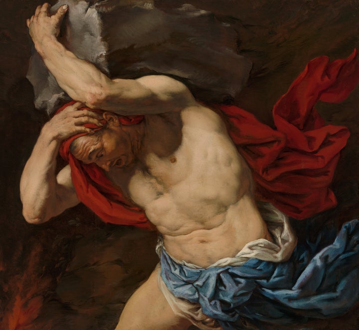 Sisyphus, Antonio Zanchi, c. 1660 - 1665. 