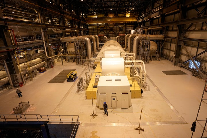 A power generator is shown Jan. 20 at Georgia Power Co.'s Plant Vogtle nuclear plant in Waynesboro.