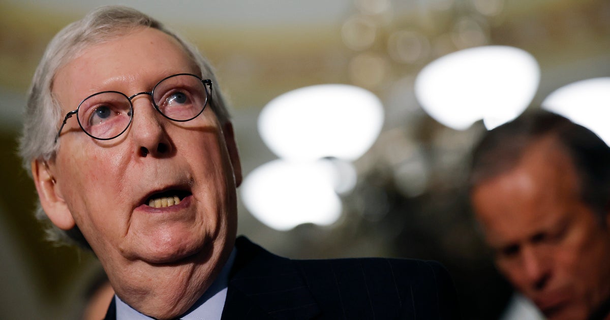 NextImg:Mitch McConnell Released From Hospital After Suffering Concussion, Rib Fracture