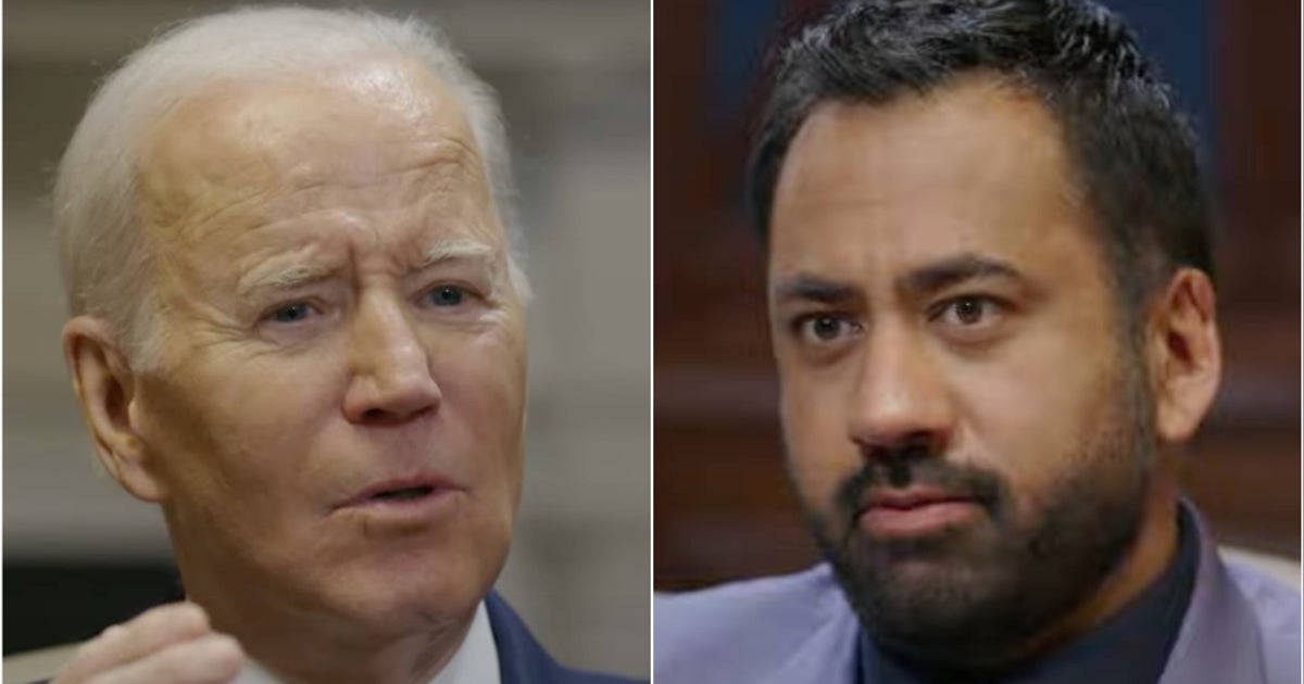 NextImg:Kal Penn Asks Biden The Pressing Question On Everyone's Minds At 'The Daily Show'