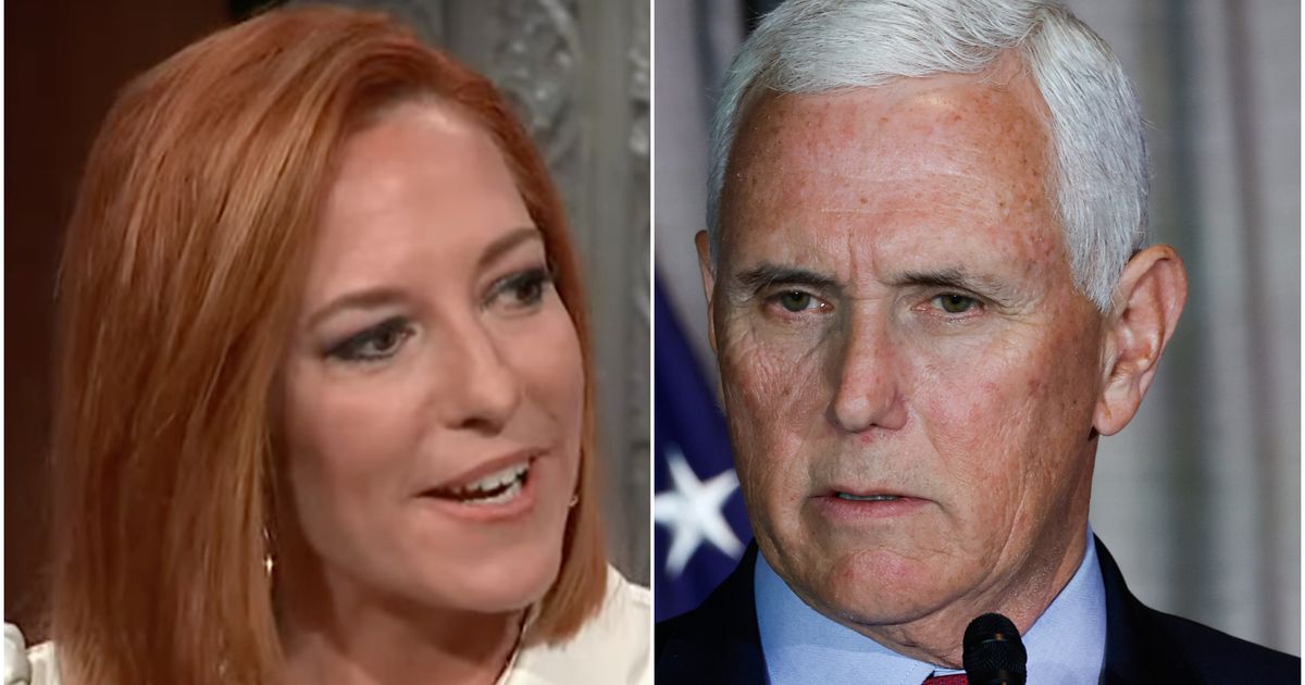 With Some Key Context, Jen Psaki Shades Pence Over Trump Rebuke