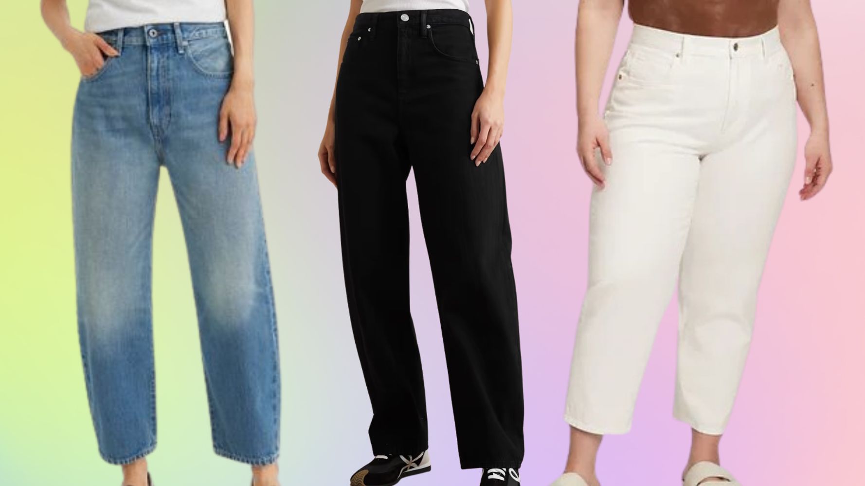 Early Spring Outfits? Start With Baggy Wide-Leg Jeans & A Bodysuit - The  Mom Edit