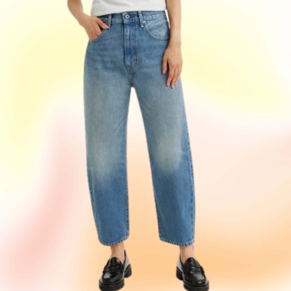 How To Style Barrel-Leg Jeans, 2023's Favorite Denim Trend | HuffPost Life