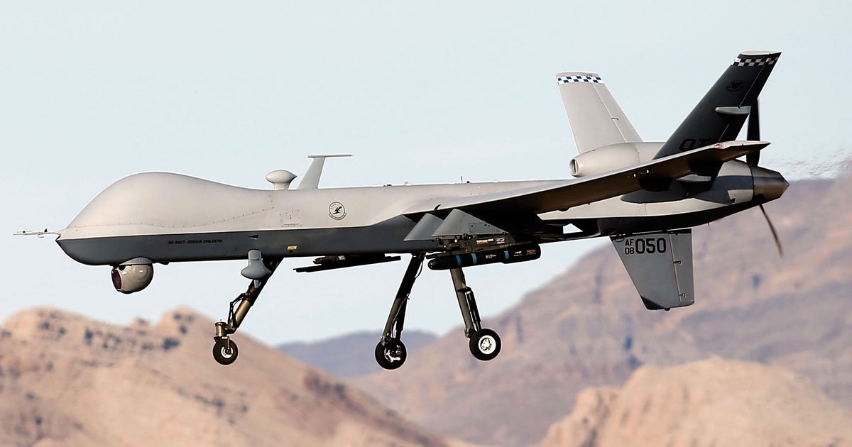 NextImg:Russian Fighter Jet Strikes, Downs American Drone Over Black Sea