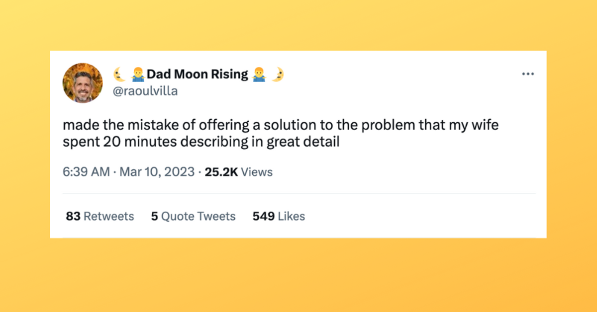 NextImg:The Funniest Marriage Tweets To Get You Through This Week