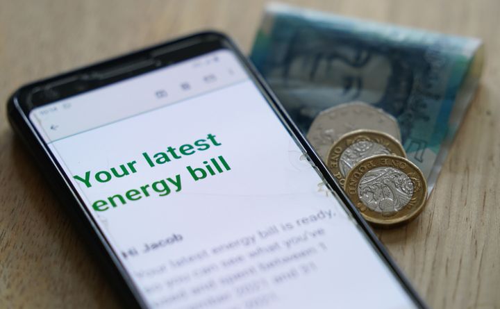 File photo dated 03/02/22 of an online energy bill, as societies need to stop thinking of energy as something abundant, the boss of one of Europe's biggest gas companies has said as he warned that bills will remain higher for years.