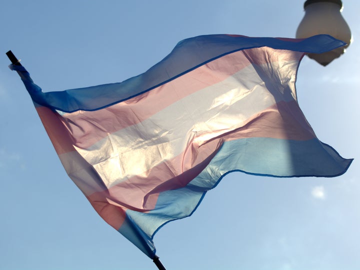 Mid Vermont Christian School in Hartford was told it cannot participate in future tournaments with the Vermont Principals’ Association after its girls basketball team refused to play against a transgender athlete. A transgender pride flag is pictured.