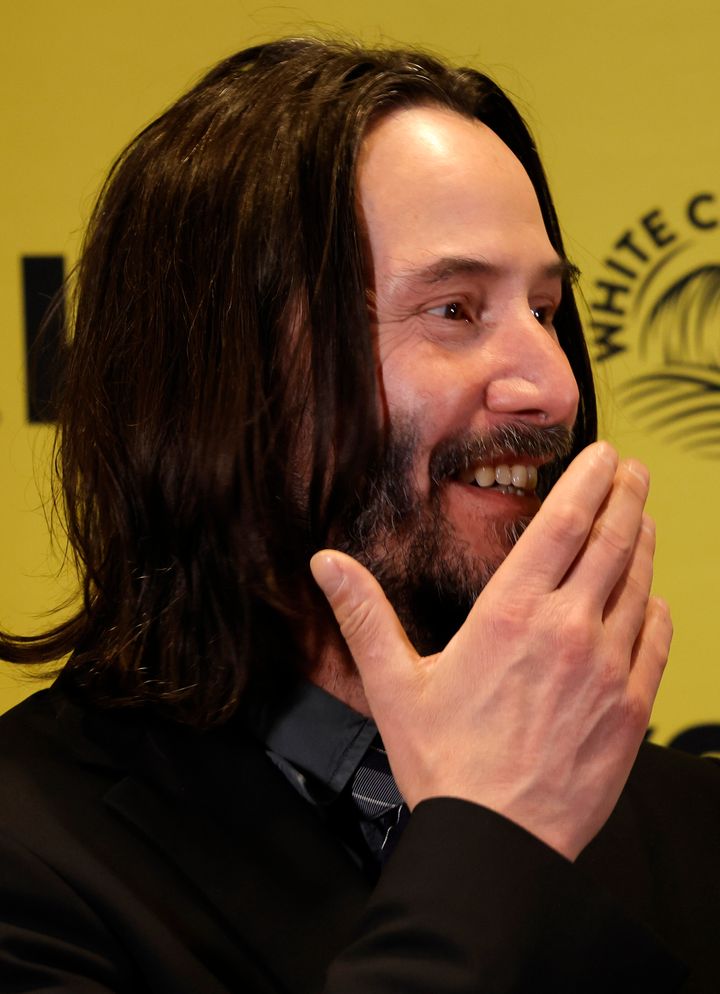 Keanu Reeves at the SXSW special screening of "John Wick: Chapter 4."