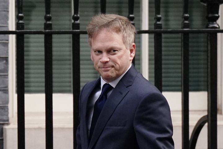 Grant Shapps arrives at 10 Downing Street for a Cabinet meeting ahead of the Budget. 