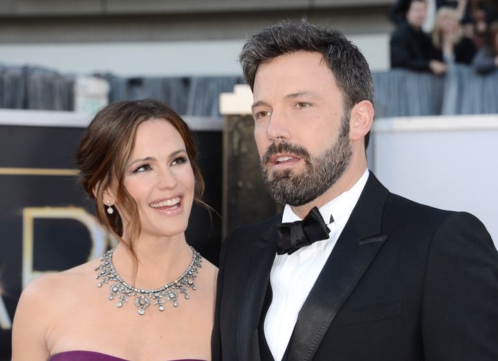 Garner and Affleck arrive at the Oscars on Feb. 24, 2013 in Hollywood, California.