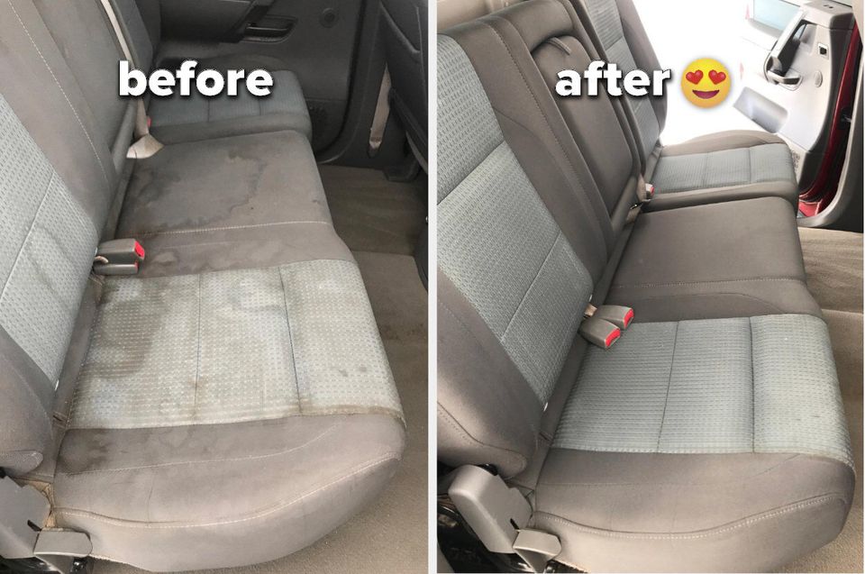 An all-purpose car upholstery cleaner