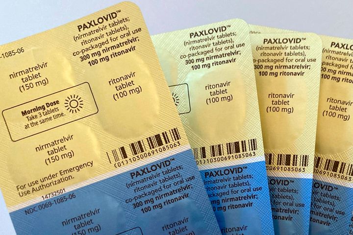 Doses of the anti-viral drug Paxlovid are displayed in New York, on Aug. 1, 2022. The COVID-19 medication won another vote of confidence from U.S. health advisors on March 16, 2023, clearing the way for its full regulatory approval after being used by millions of Americans under emergency use.