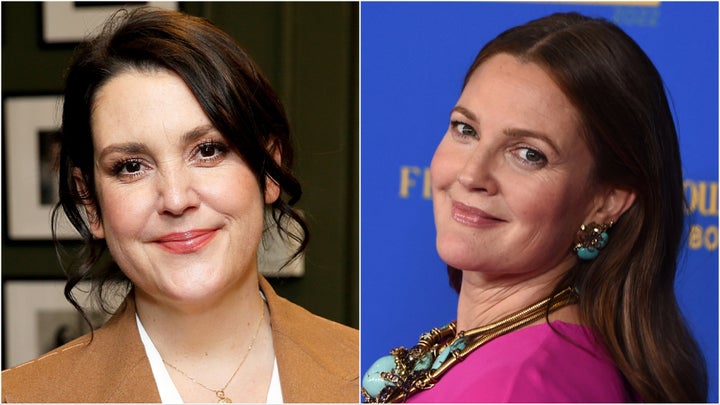 Melanie Lynskey, left, really does a spot-on impression of Drew Barrymore.