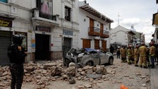 Strong Earthquake In Ecuador Kills At Least 4 Strong Earthquake In Ecuador Kills At Least 4