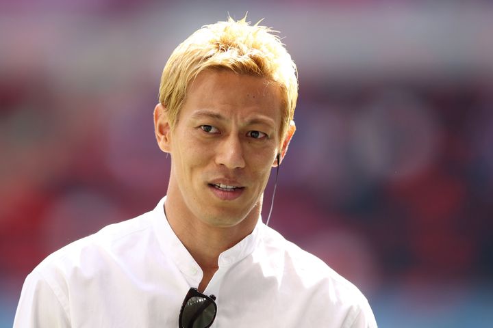 サッカーの本田圭佑選手（2022年11月撮影）