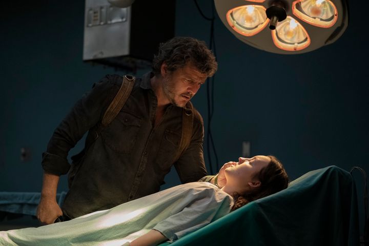 Joel (Pedro Pascal) and Ellie (Bella Ramsey) in "The Last of Us."