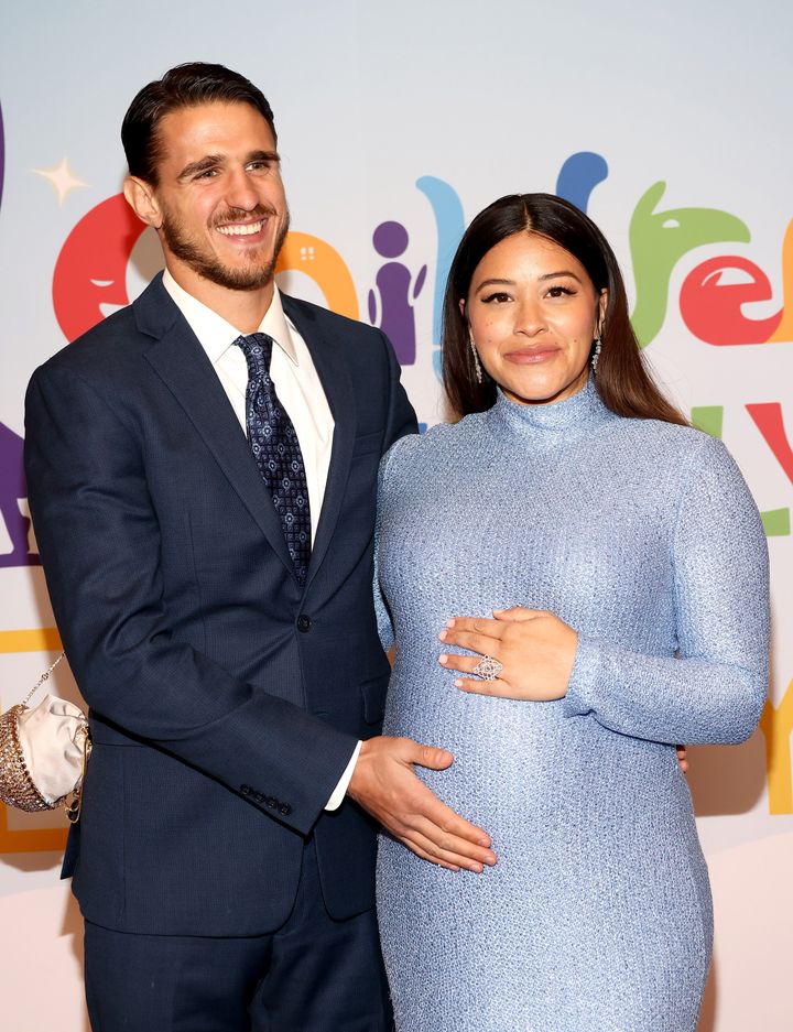 Joe LoCicero and Gina Rodriguez, seen attending an event in December, welcomed a baby boy this year.