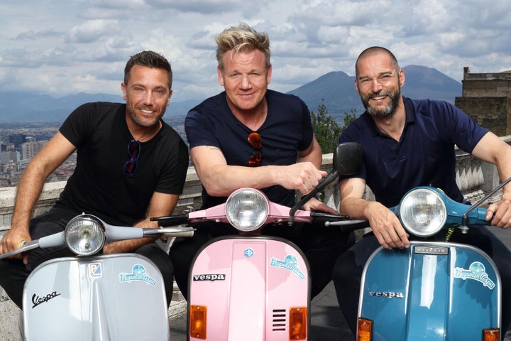 Gino D’Acampo, Gordon Ramsay and Fred Sirieix