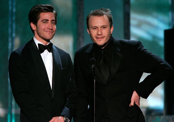 Jake Gyllenhaal and Heath Ledger starred in the 2005 movie version of "Brokeback Mountain," directed by Ang Lee.