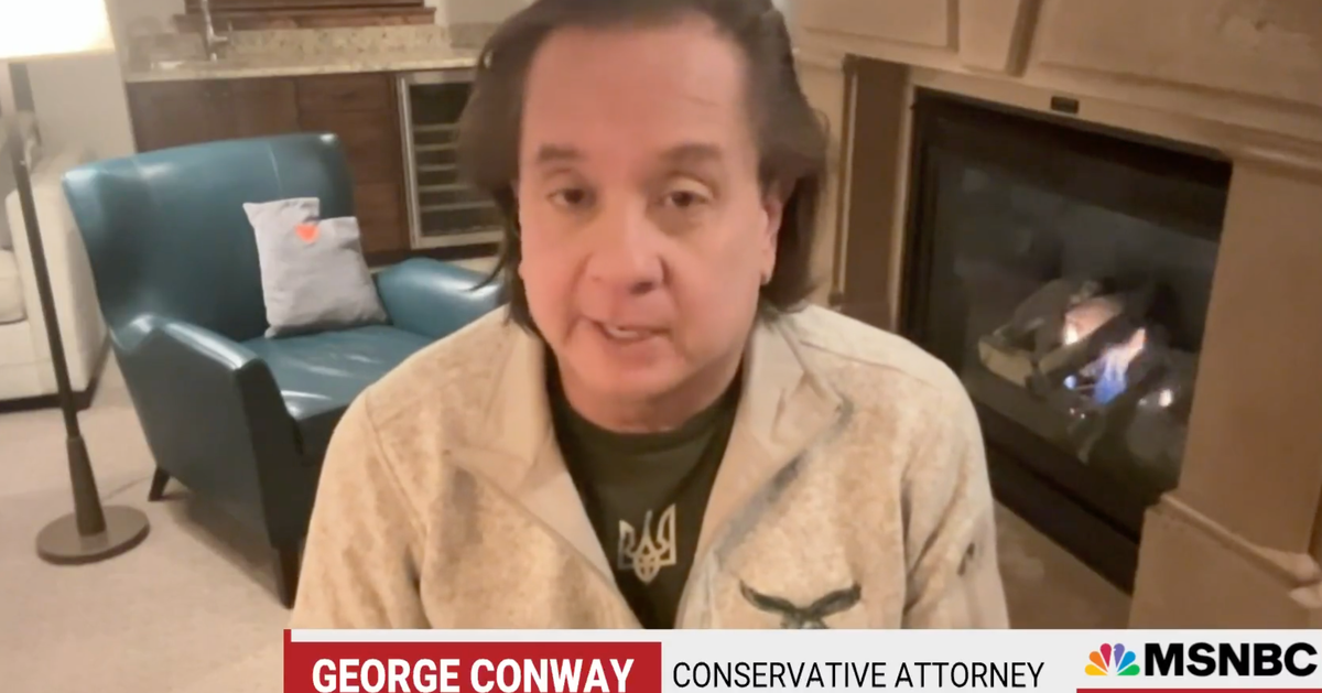 NextImg:'Complete Disgraces': George Conway Rips GOP Reaction To Looming Trump Indictment