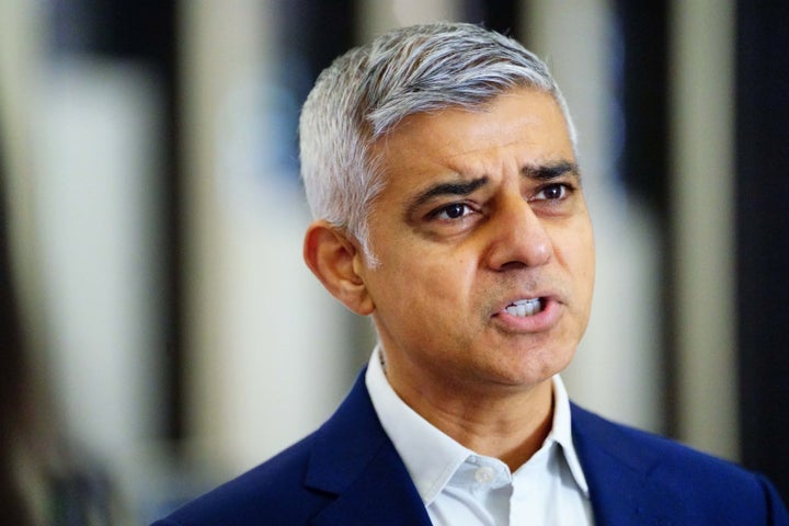 London Mayor Sadiq Khan.