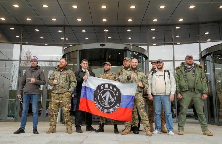 Visitors pose for a picture outside PMC Wagner Centre in November.