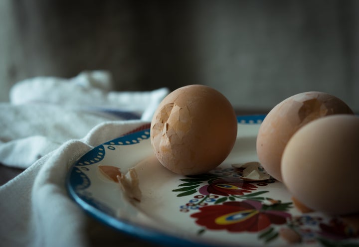 A “seudat havra’a” is the first meal after the burial in the Mashadi community, consisting of hard-boiled eggs that the mourners cannot peel or pay for themselves.