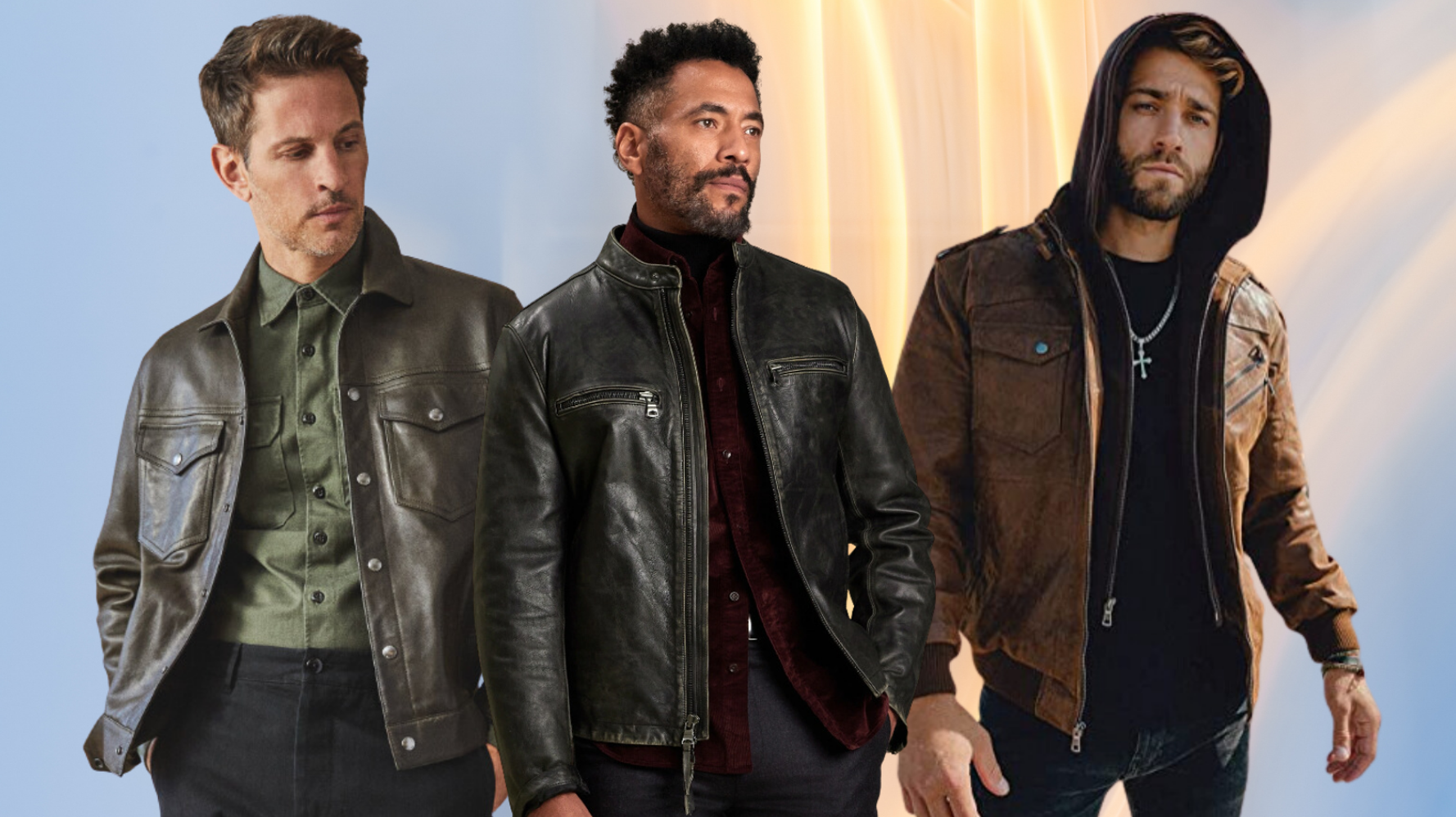 Affordable leather 2025 jackets mens