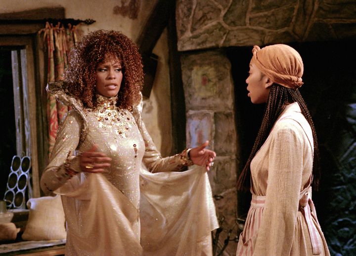Brandy (right) described the experience of working with Whitney Houston on the 1997 movie as “mind-blowing.” 