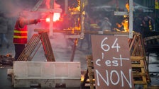Mass Strikes Upend France Over Pension Age Rise Push Mass Strikes Upend France Over Pension Age Rise Push