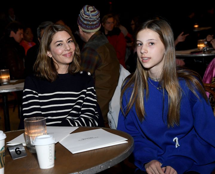 Sofia Coppola and daughter Romy Mars in 2020.